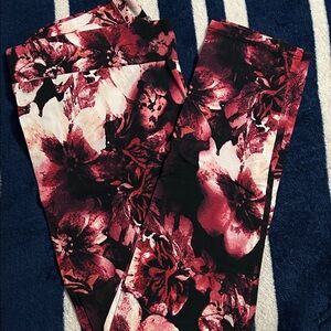Thalia Sodi Floral Print Leggings Sz Medium